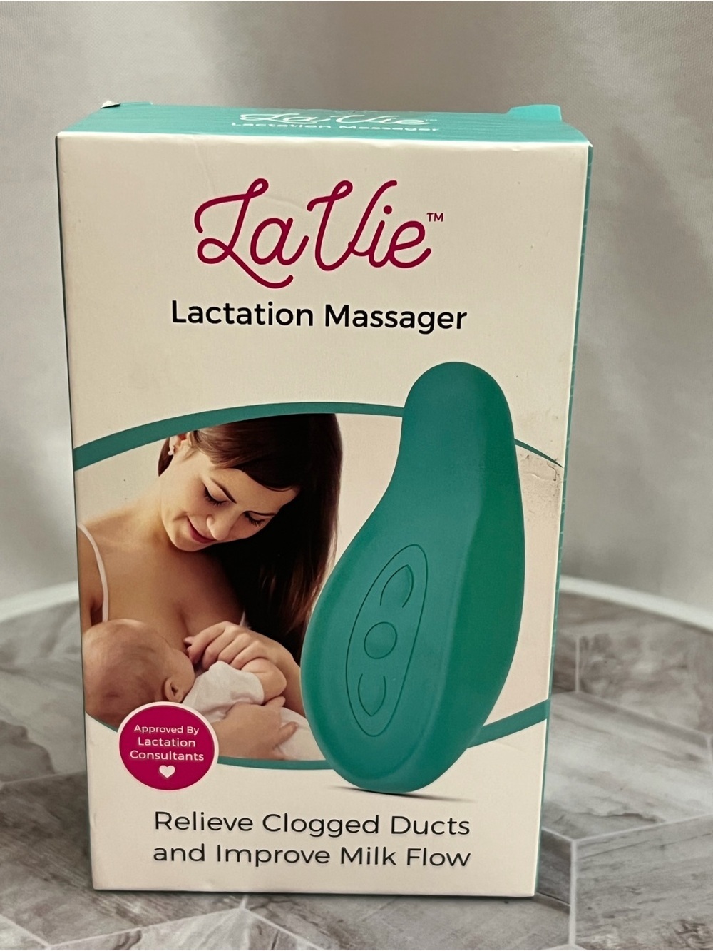LaVie Lactation Massager Teal LV-LM1-TEAL New In Box